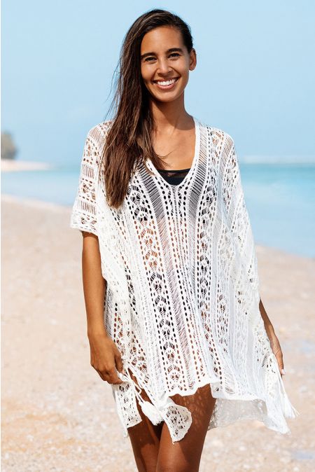 Kamoni Knitted Mesh Cover Up